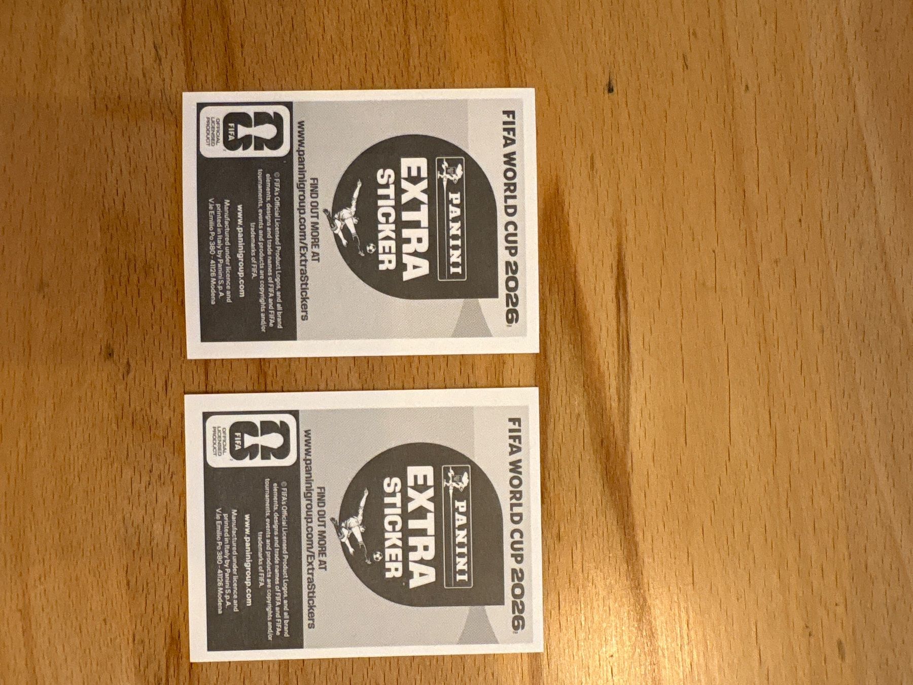 Panini Carte collezionabili: Extra Sticker Panini – Nuovo (secondo la descrizione) da Nesselnbach venduto da wigmel 1
