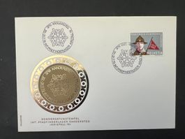 Kandersteg Sonderbrief-Stempel  Int. Pfadilager 1979 (M655)