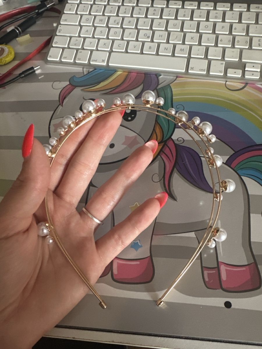Accessori per capelli: Cerchietto per capelli con perle – Nuovo (secondo la descrizione) da Winterthur venduto da Andrea_dima 1