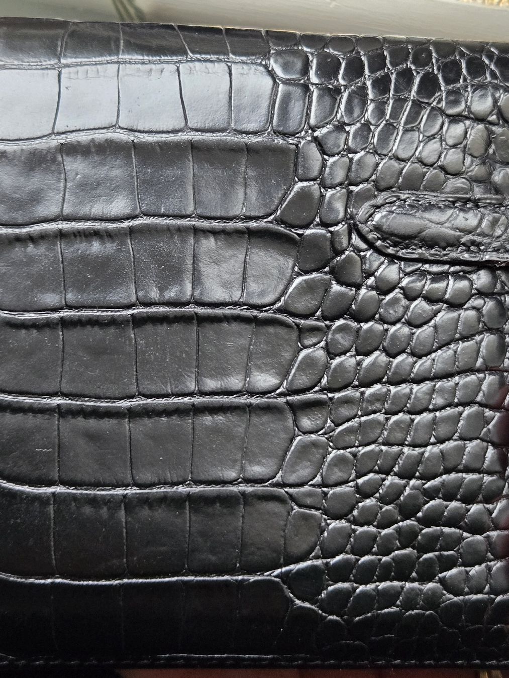 Hermès Portamonete: HERMES  KELLY ALLIGATOR WALLET – Usato da Zug venduto da f_t_827r 8