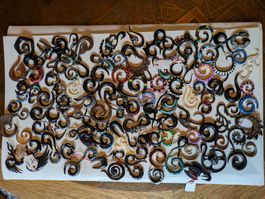 133x Organic Natur Piercings - Restposten
