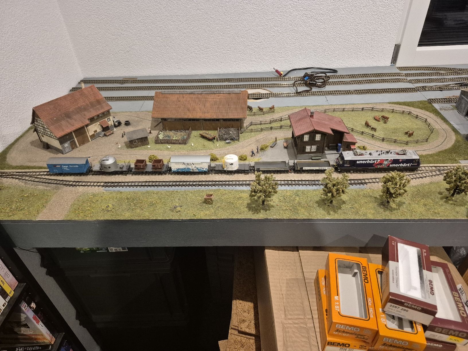 Bemo Modellini di ferrovie: Bemo RhB Güterzug – Usato da Uttigen venduto da Orbrick