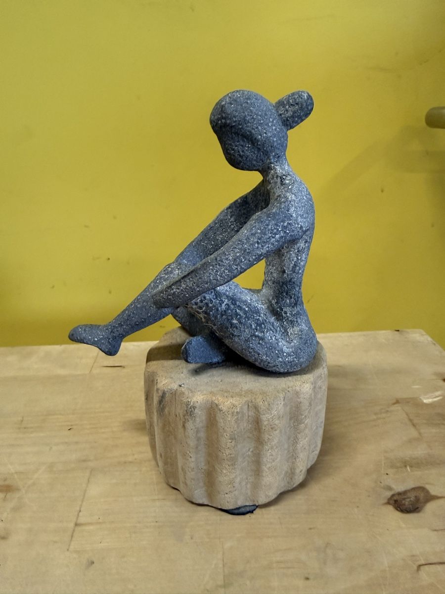 Statuette: Dekorative Steinfigur, Handarbeit – Usato da Strengelbach venduto da RaenAntikDesign 3