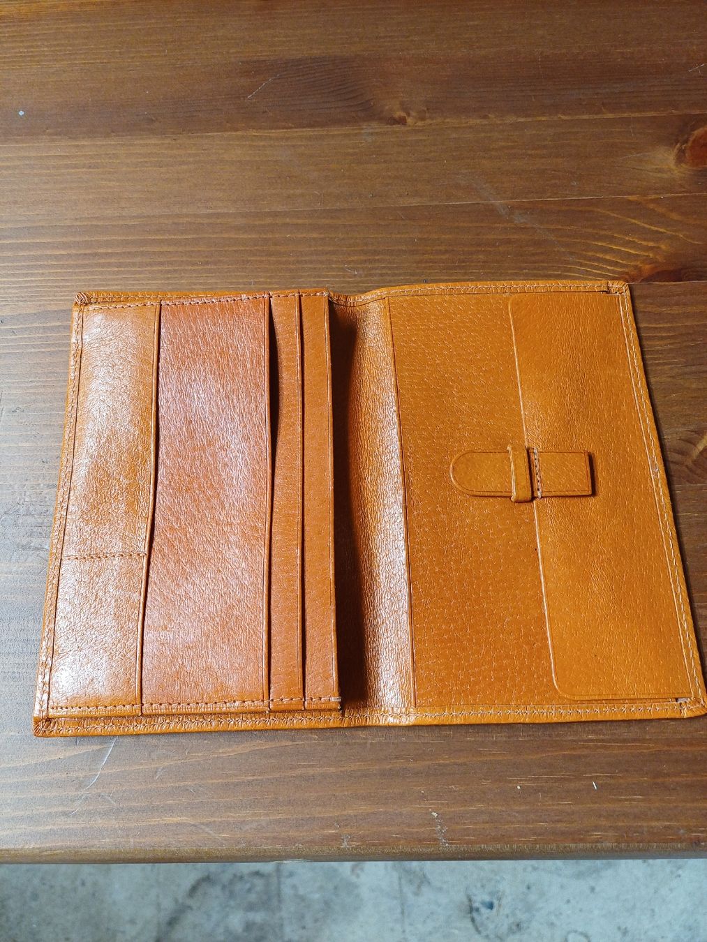 Brieftaschen: Brieftasche   Leder cognac – Neu (gemäss Beschreibung) aus Zuckenriet von Res.