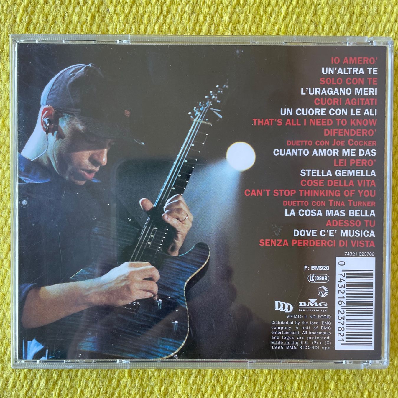 CD: EROS RAMAZZOTTI-LIVE – Usato da Rorschacherberg venduto da CD-Roli 1