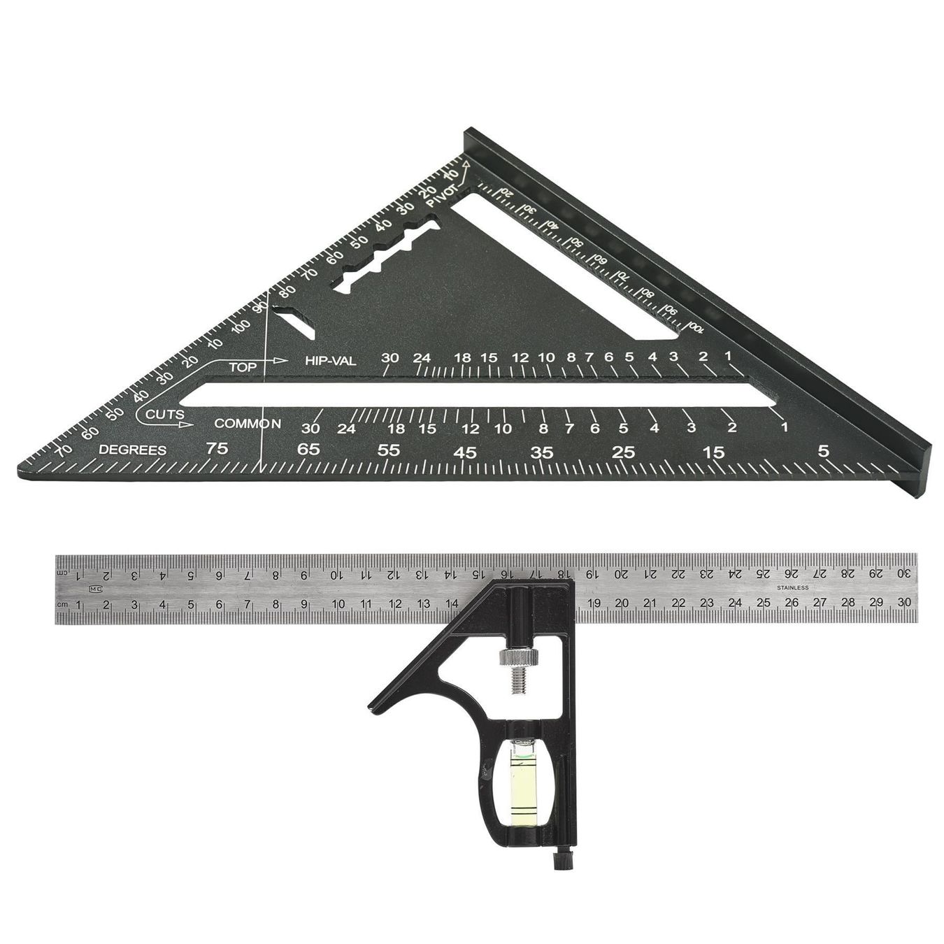 Messen: 90 45 Grad winkel Winkelmesser Set – Neu (gemäss Beschreibung) aus Thun von 365buy