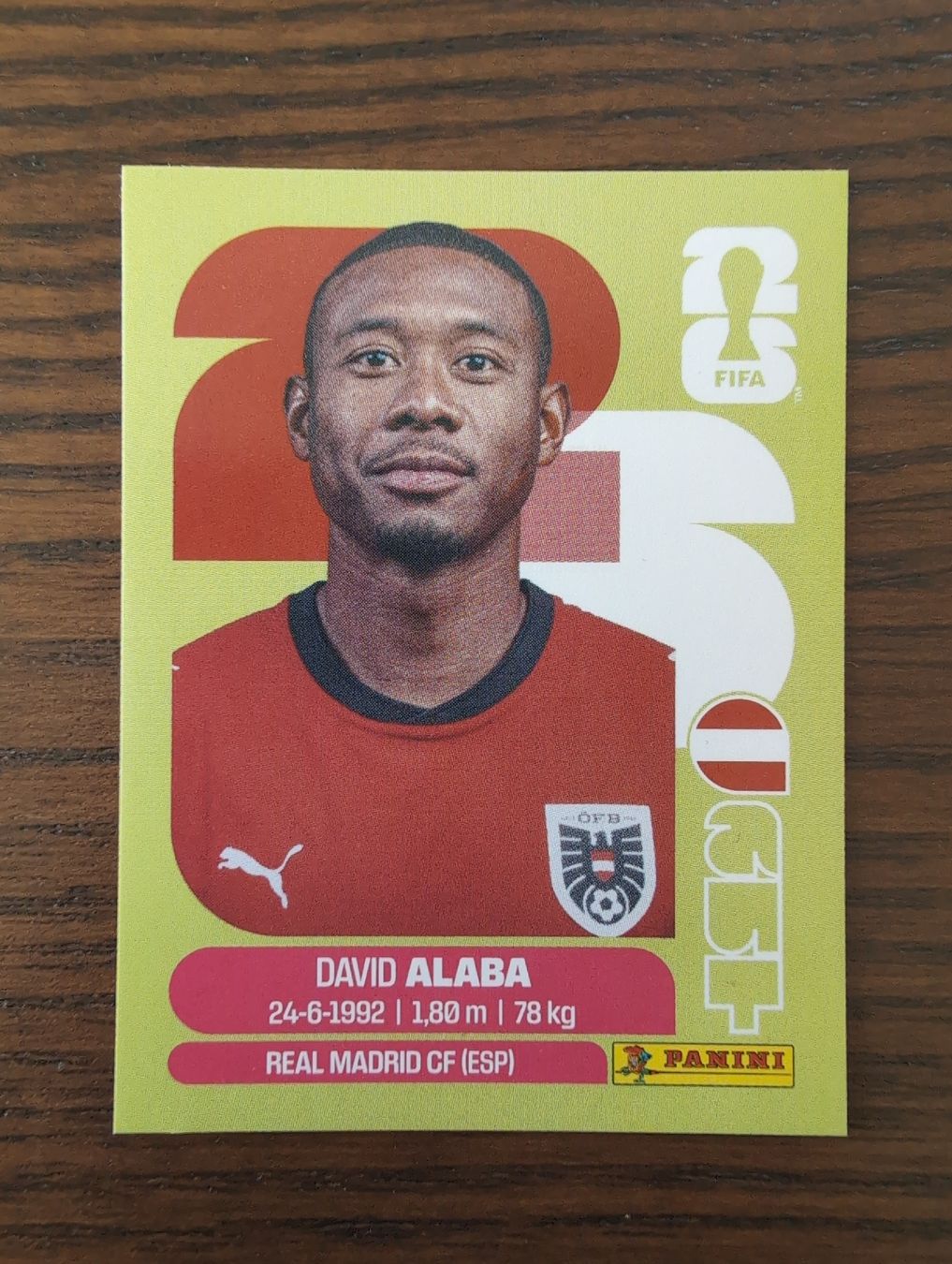 Panini Carte collezionabili: Panini wm sticker 26 David Alaba AUT 4 – Nuovo (secondo la descrizione) da Zürich venduto da Rolup