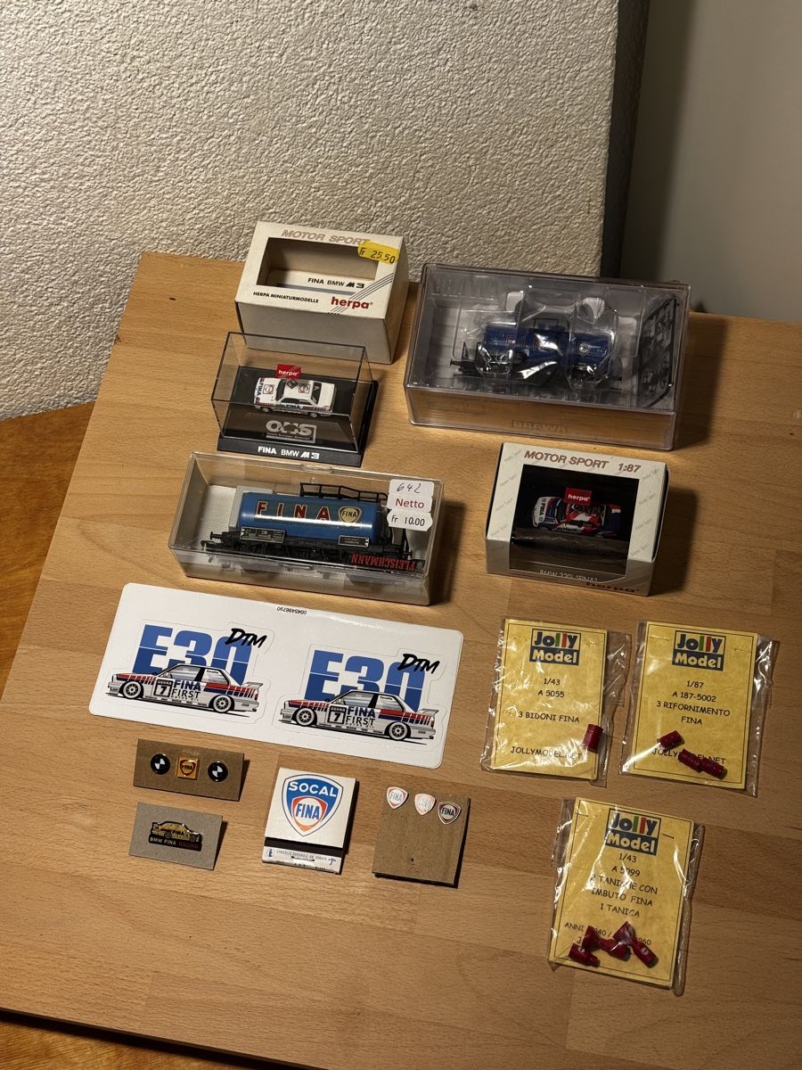 Modellautos: FINA - BMW (Sammlung) – Neu (gemäss Beschreibung) aus Stüsslingen von leo_nzh6