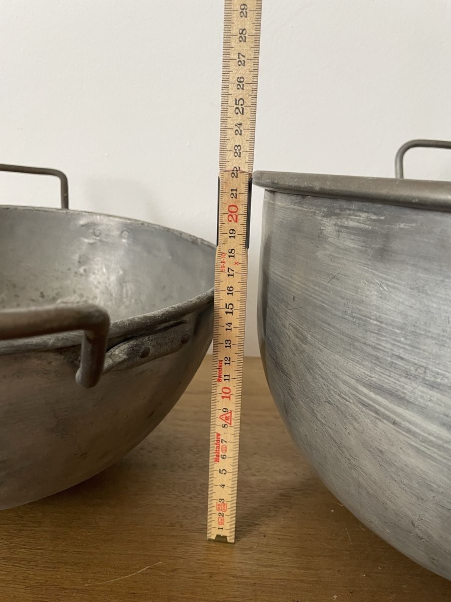 Ciotole: 2 alte vintage Metallschüsseln  – Usato da Münchenbuchsee venduto da hamama18 4