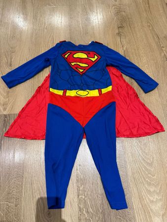 Superman Kostüm H&M blau rot Grösse 86/92 guter Zustand