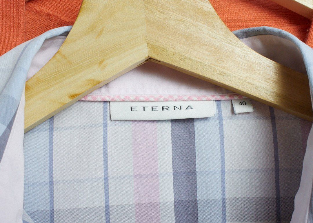 Eterna Camicette: ETERNA, kariert, Größe 40, neuwertig – Nuovo (secondo la descrizione) da Zug venduto da joa_dp6f 2