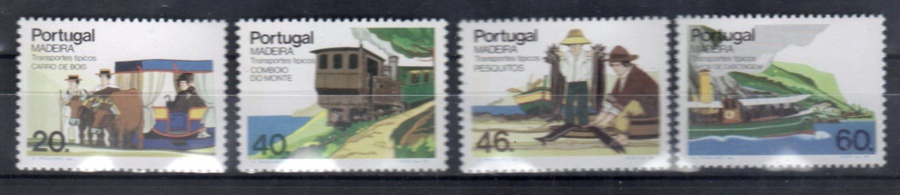 Tous les timbres: Madeira 1985 kmpl. Satz Nr. 100A/103A ** – D'occasion à Remetschwil par Hofiii