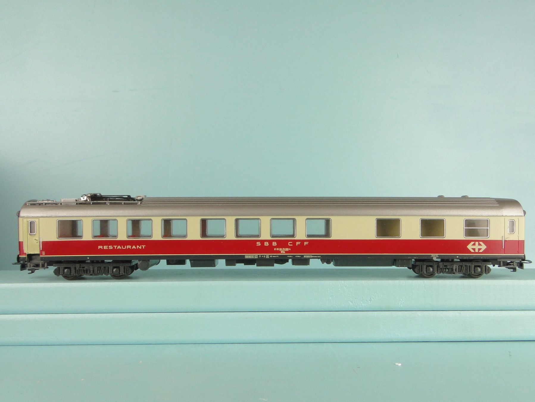 Liliput Modellini di ferrovie: Liliput 880 54 SBB RIC Restaurant – Usato da Bülach venduto da cann11 5