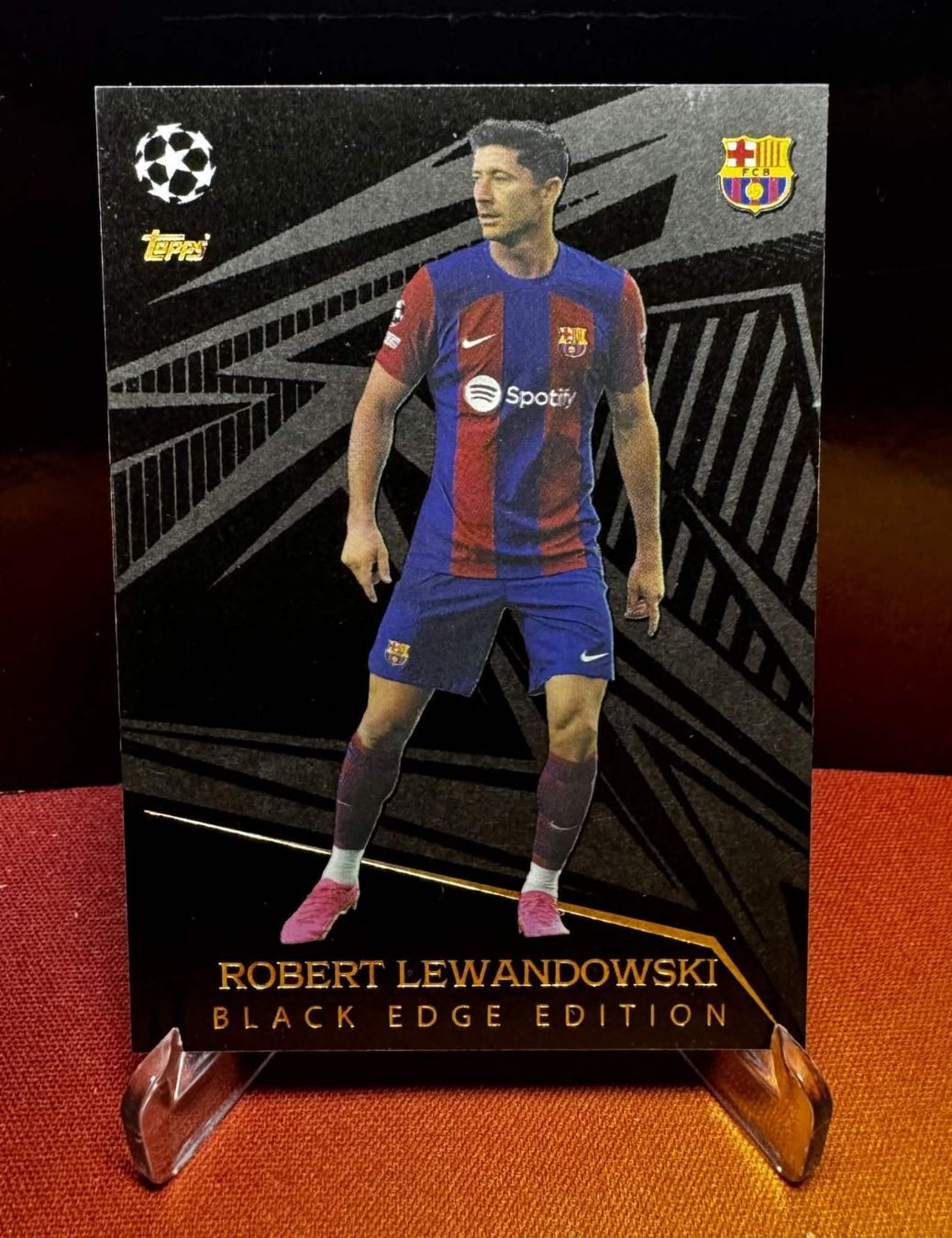 Topps Sammelbilder & Trading cards: Robert Lewandowski / Match Attax Extra 2024 / Black Edge Edt – Neu (gemäss Beschreibung) aus Berneck von GL-Tradingcards