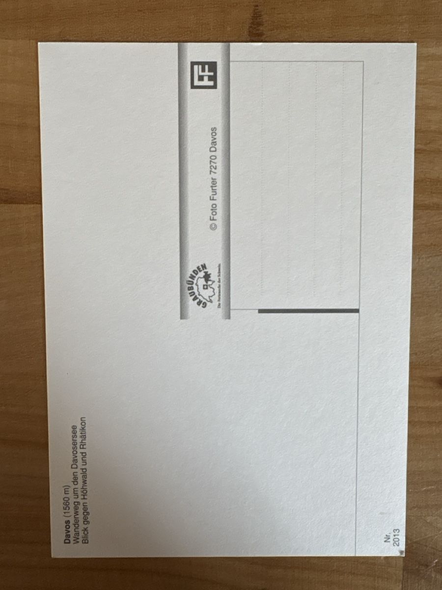 Cartoline postali: AK von Davos – Usato da Rümlang venduto da Kartenpost1 1