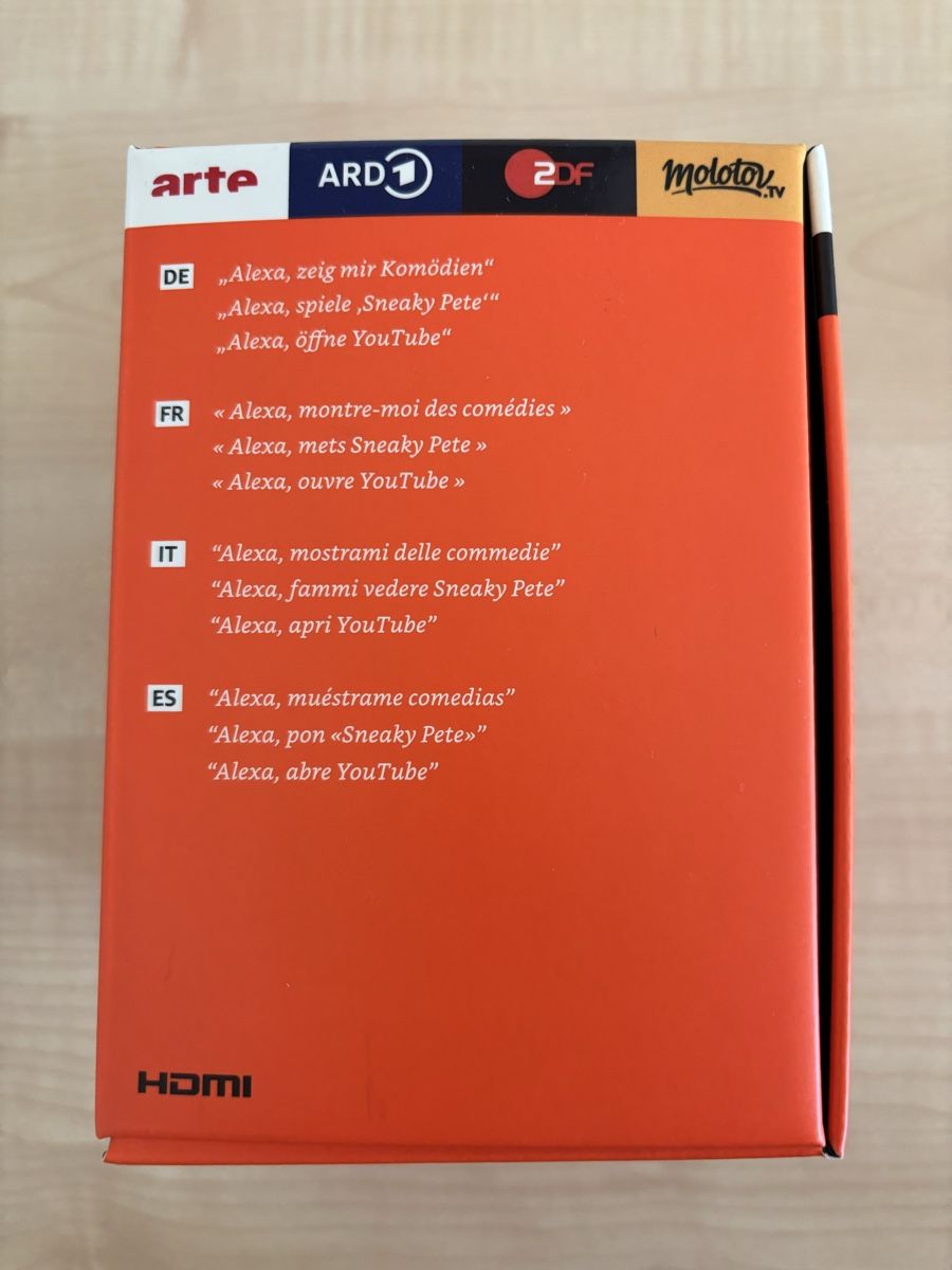 Amazon Multimediaplayer & Streamer: Amazon Fire TV Cube 4K HDR in excellent condition – Gebraucht aus Luzern von fmitzi 8