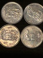 4x Pièce argent de 500 Lires -100 ans de l'unité italienne