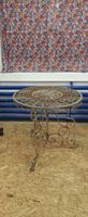 Gartentisch/Bistrotisch aus Metall, Vintage. (nov703)