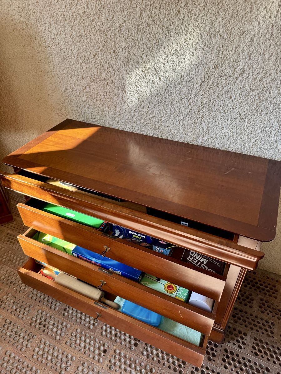 Cassettiere: Commode en merisier Vintage meuble "Grange" – Usato da Fully venduto da Gaga1990 9