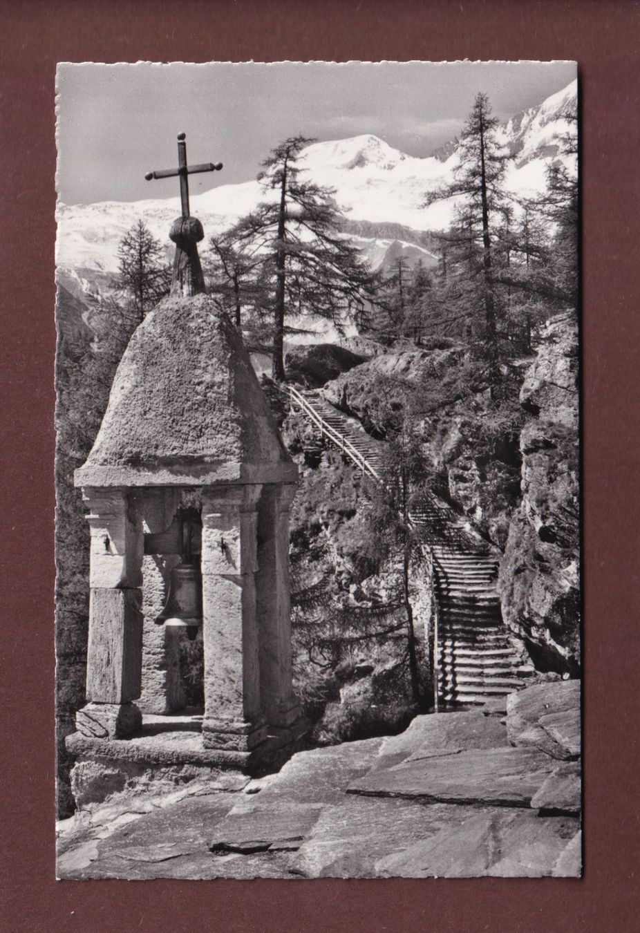Ansichtskarten: SAAS-FEE - Hohe Stiege - Alphubel – Gebraucht aus Pully von nicecards-shop