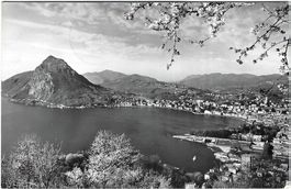 Alte AK Lugano, Vista dal Monte Brè -Top Zustand!