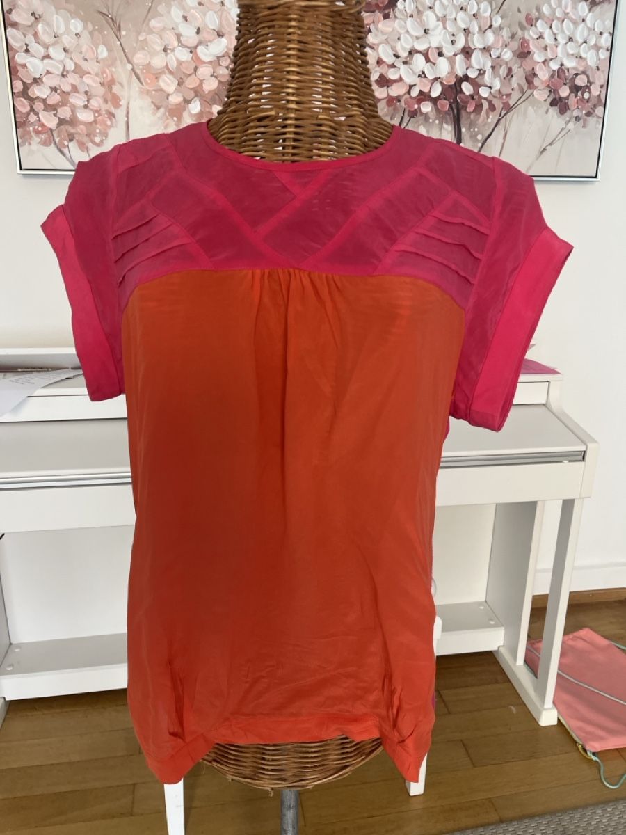 T-shirt: Shirt aus Viskose und Seide, S – Usato da Solothurn venduto da Bobesch08