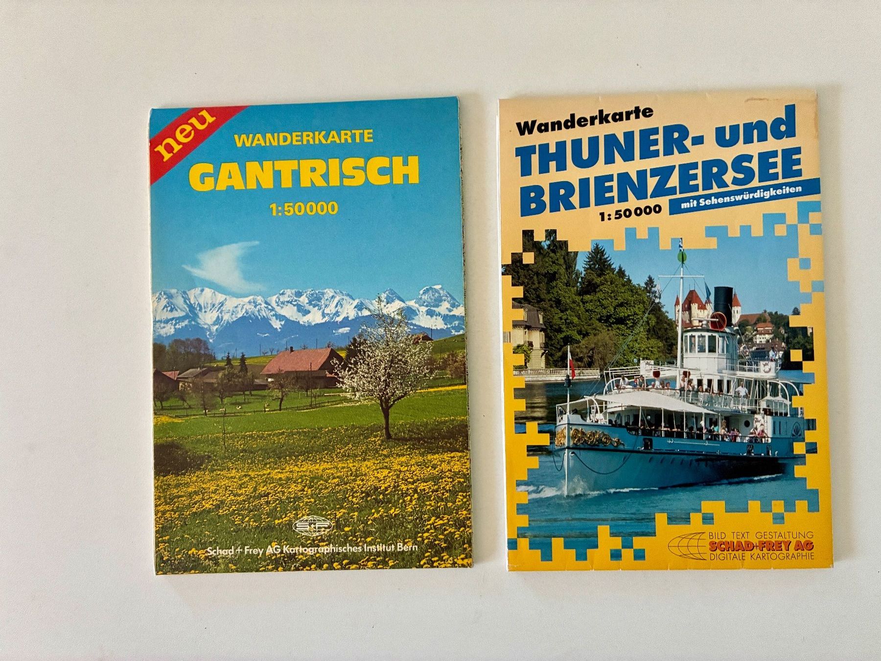 Cartes géographiques & atlas: Wanderkarten und Stadt-/Ortspläne – D'occasion à Ammerzwil BE par Frama0 4