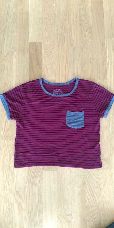 Zine US Skate Brand Crop T-shirt taille L