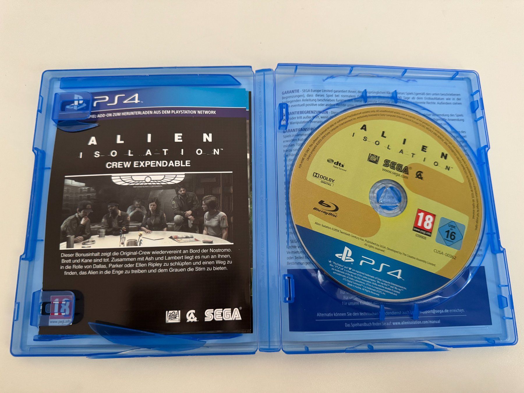 Sony Spiele: Alien: Isolation, Sony Playstation 4, PS4, PS5 – Gebraucht aus Couvet von nay_prh5 1