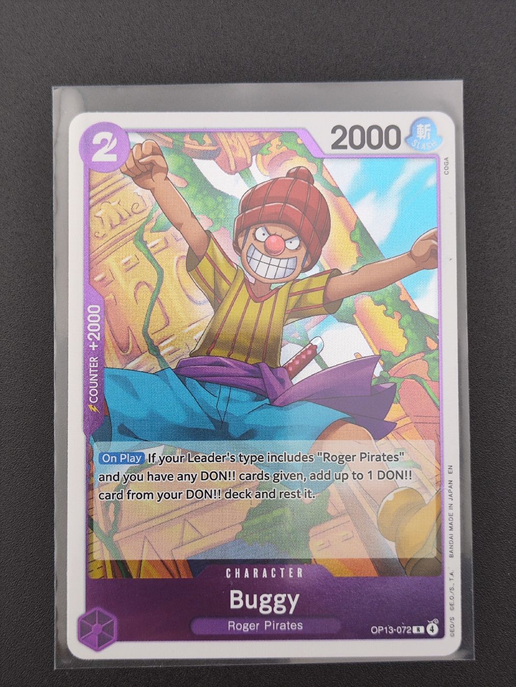 Bandai Carte collezionabili: Buggy OP13-072 [EN] – Nuovo (secondo la descrizione) da Zürich venduto da Odiax