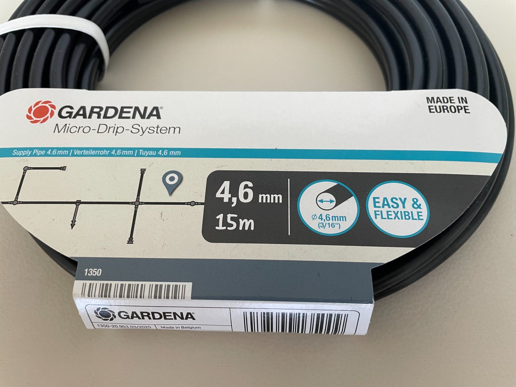 Gardena Tubi & Tubi flessibili: Gardena Micro-Drip System - 15 mètres – Nuovo e nell'imballaggio originale da Petit Lancy venduto da gil_hr6v 1