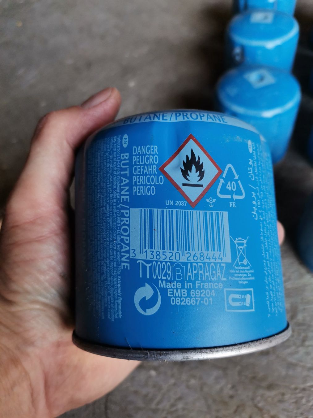 Apparecchiature e tecnologia a gas: C206 Super Putan/Propan 160gr. Campingaz – Usato da Wiedlisbach venduto da materialkreislauf 4