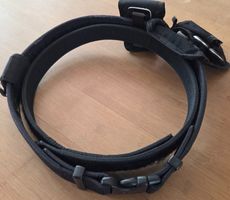Taktischer Gürtel schwarz verstellbar mit Taschen