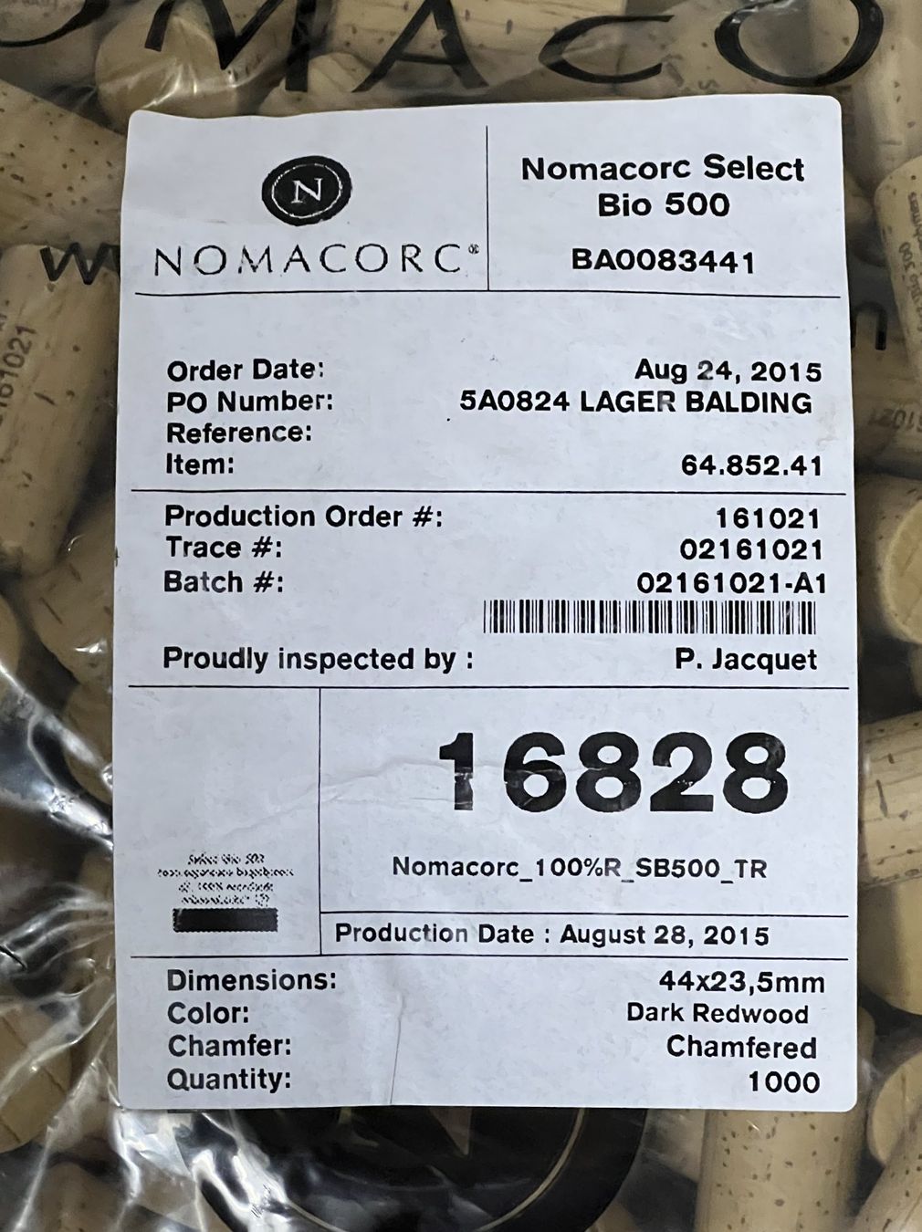 Flaschenöffner & -verschlüsse: Nomacorc Select Bio 500 – Neu (gemäss Beschreibung) aus Iseltwald von mai_rmd8 1