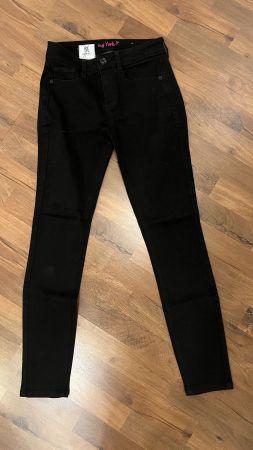 Schwarze Jeans, Skinny, Gr. 25 (W25 L32) My York P.