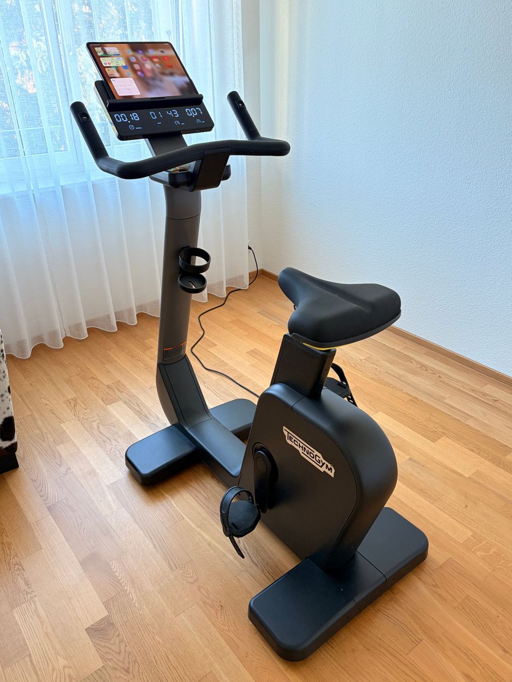 Technogym Hometrainer: TECHNOGYM Crosstrainer, schwarz perfekter Zustand – Nuovo (secondo la descrizione) da Basel venduto da afternoon