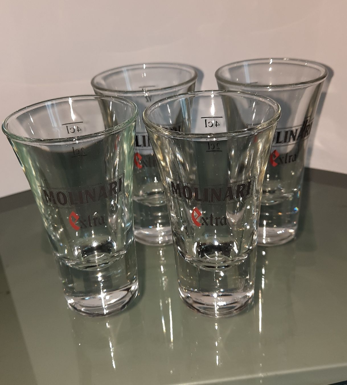 Bicchieri: 4 Molinari- und 4 Limoncello-Gläschen – Nuovo (secondo la descrizione) da Adliswil venduto da barblu007 1