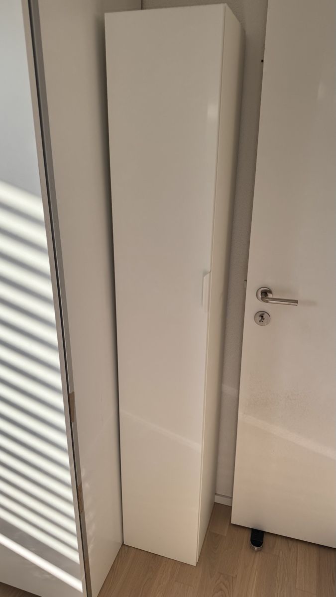 IKEA ENHET Hochschrank mit 4 Böden+Türen, weiß, 30x32x180 cm (Neu (gemäss Beschreibung)) in Stäfa für CHF 50 – nur Abholung auf Ricardo kaufen