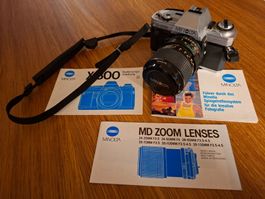 Minolta X300 mit Objektiv 35-70 mm