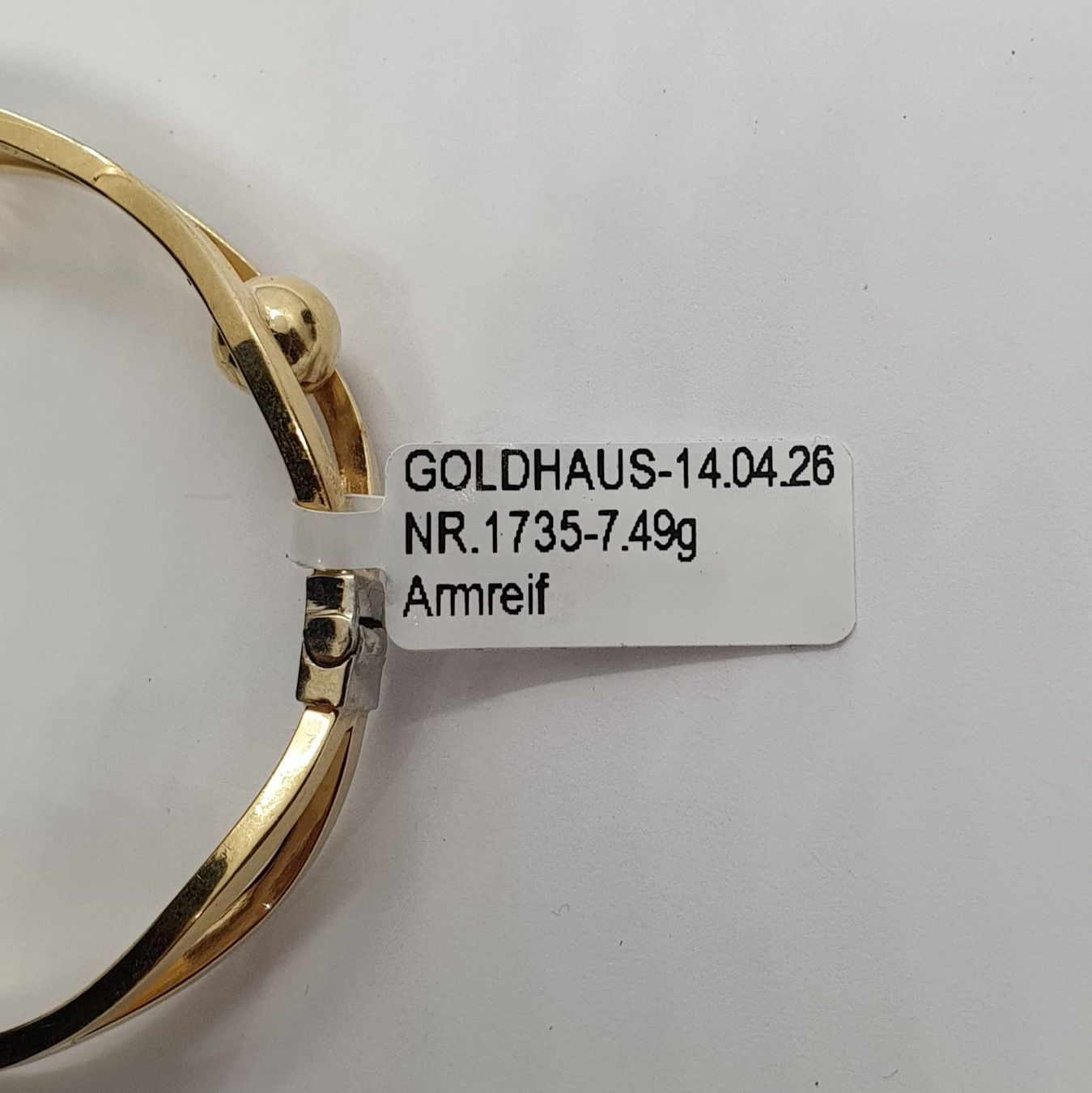 Armbänder & -reifen: Echt 14K Gold Armreif – Gebraucht aus Luzern von Luzern-Goldhaus 3