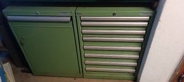 Armadi da officina LISTA sotto-banco ( cassettiera e anta)