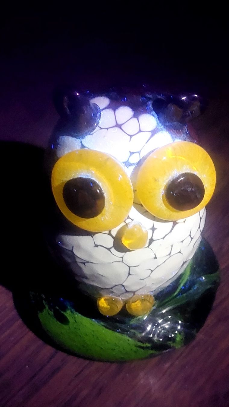 Figuren: Kunstglas Eule – Murano-Stil – Handarbeit – Gebraucht aus Dornach von kar_c5sl