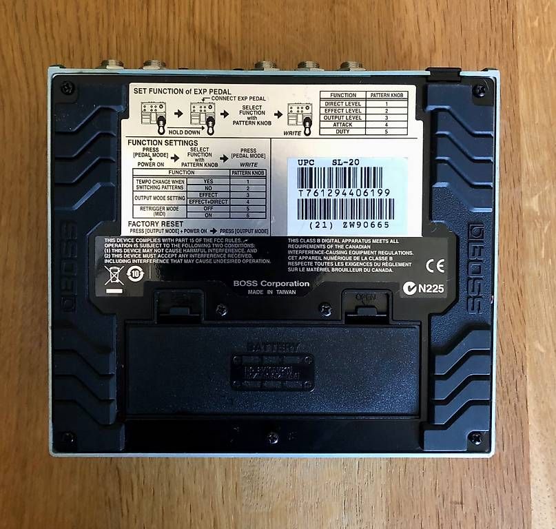 Boss Strumenti musicali: Boss SL-20 audio pattern processor SLICER – Usato da Winterthur venduto da tr273 1