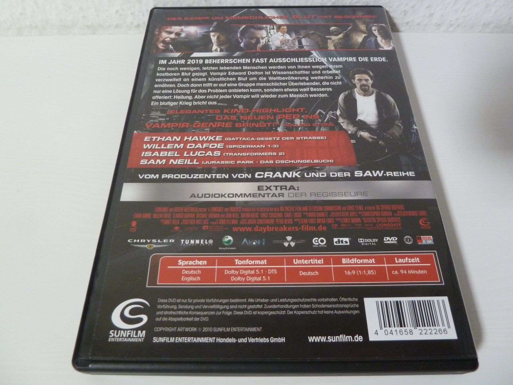 Tous les DVDs: Daybreakers  [DVD] – D'occasion à Abtwil SG par Pfusius 1