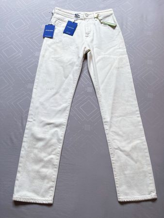 Jacob Cohen Denim Jeans Olivia Style, White, Size 28 NEW