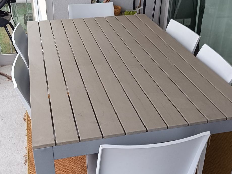 Tischset: Gartentisch mit 6 Stühlen / Outdoor Table Set – Gebraucht aus Zürich von westmister 1