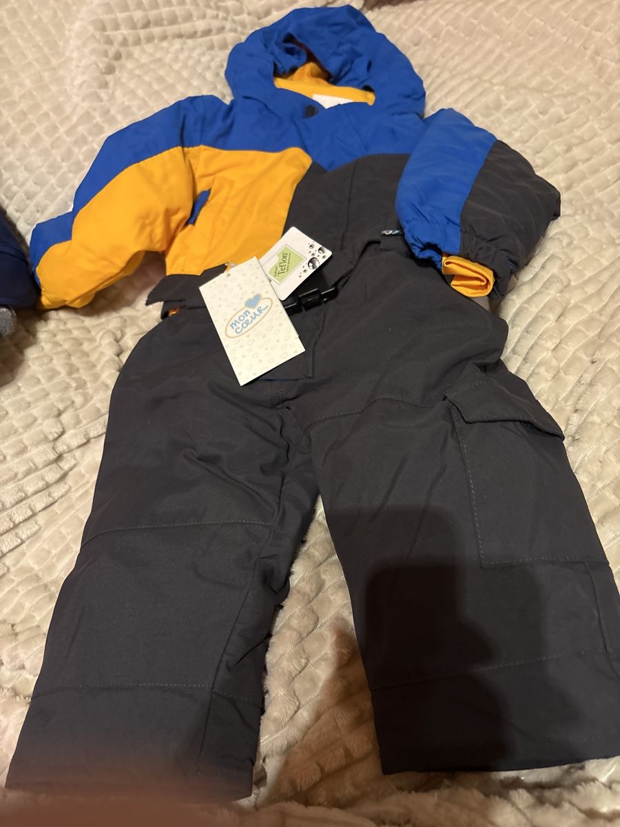 Vêtement Ski Imperméable Combinaison De Ski Enfant 2 Pièces - Veste Doudoune Pantalon | Imperméable Et Coupe-Vent | Fille 1-6 Ans Imperméable Coupe Vent