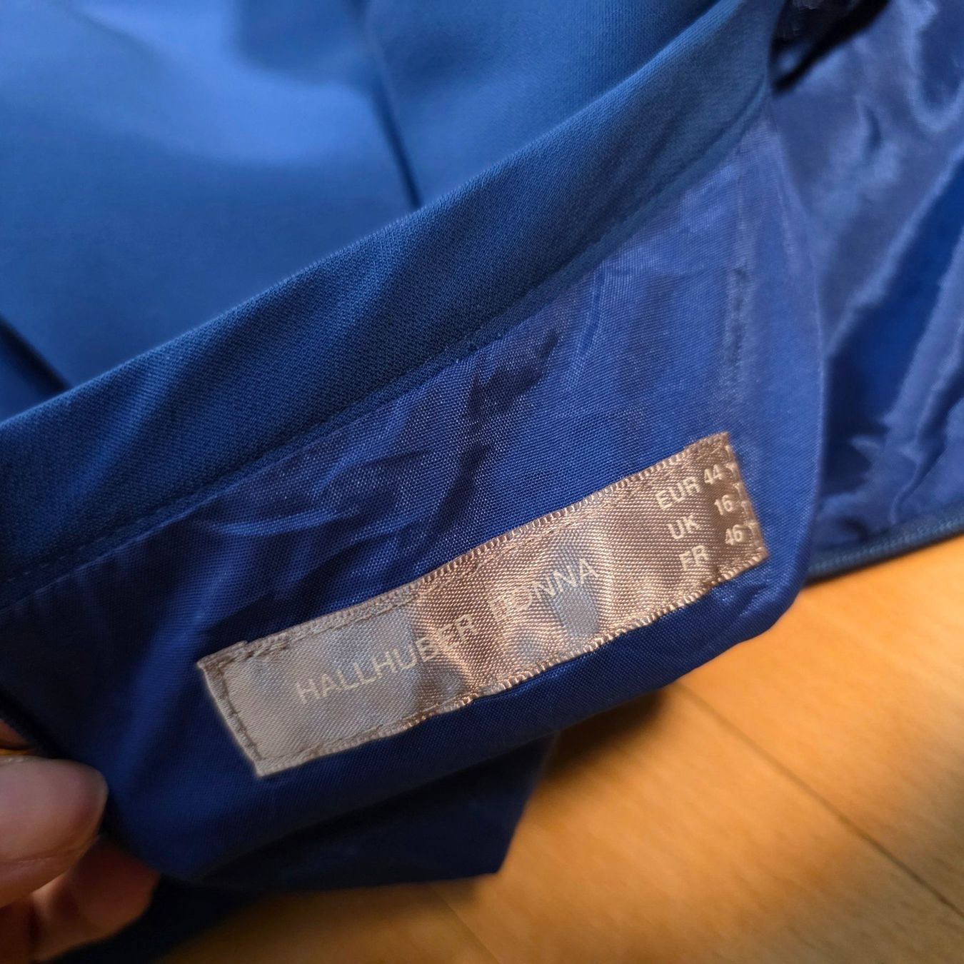 Hallhuber Vestiti: Hallhuber Donna Kleid Gr. 44 Blau – Usato da Wald ZH venduto da CapLux 3