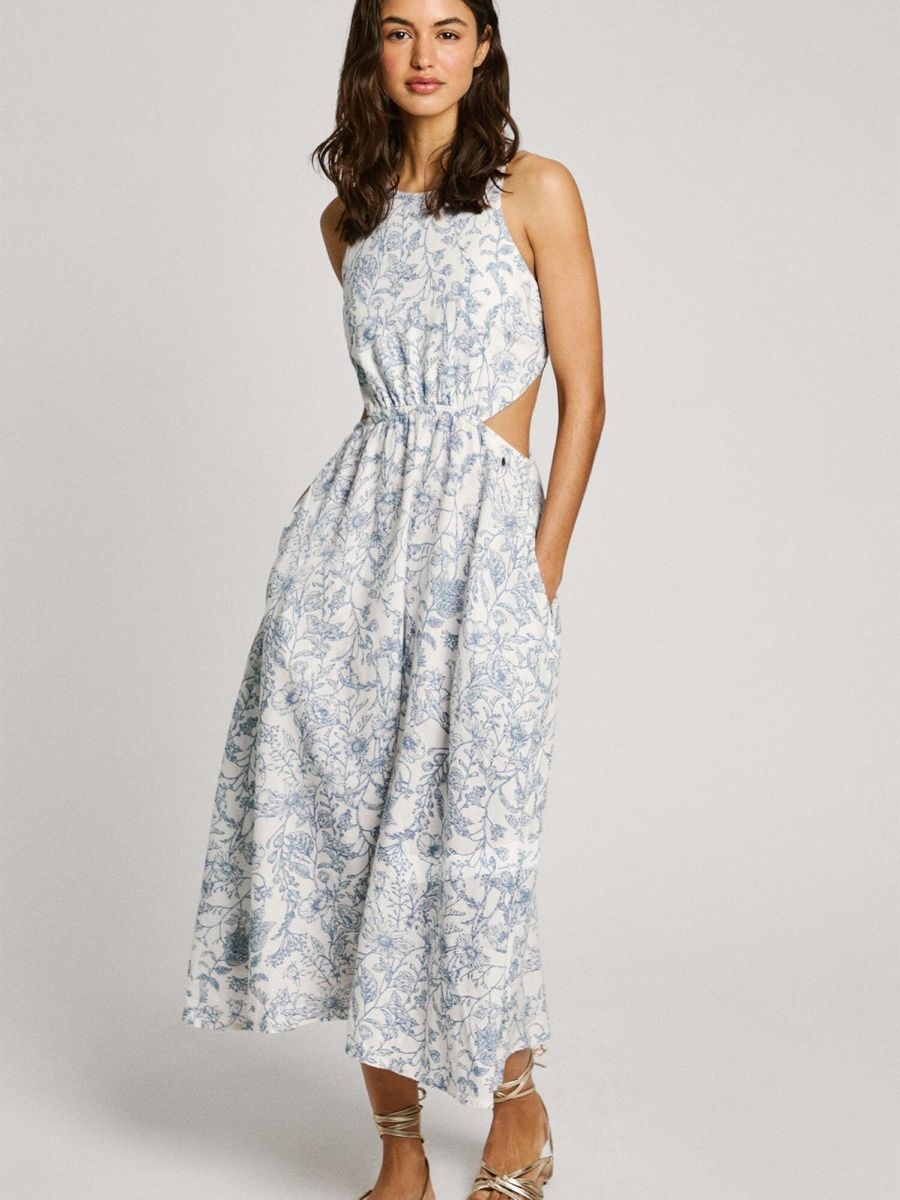 Pepe Jeans Vestiti: Pepe Jeans DONATELLA - Freizeitkleid - mousse white – Nuovo e nell'imballaggio originale da Zürich venduto da luxuryoutlet1 3