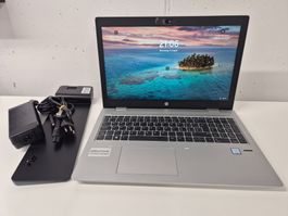 HP Probook 650 G4 mit DVD-RW + Win11PRO + Docking